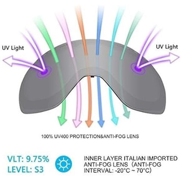 Supertrip Professional Ski Goggles for Men and Women Double Lens Anti-Fog Big main image 4